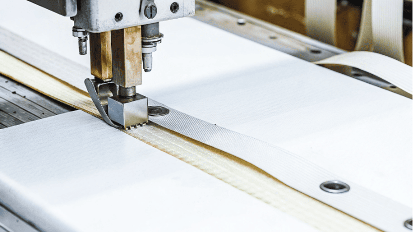 Roll of thick nylon webbing for dog collars