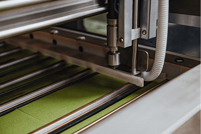 Stainless steel machine parts for hygiene