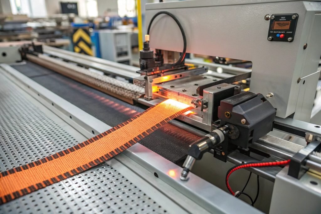 Automated bubble wrap perforation line for custom packaging production