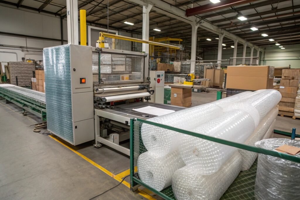 Bubble wrap cutting machine certification and industrial compliance standards