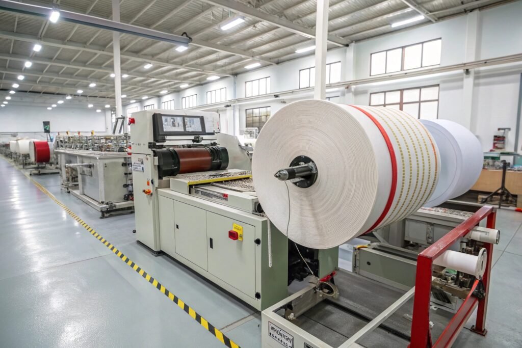 Automatic Fabric Cutting Machine Automatic fabric cutting machine improving efficiency in industrial textile manufacturing
