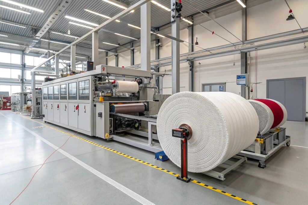Industrial webbing and rope cutting equipment for efficient material processing