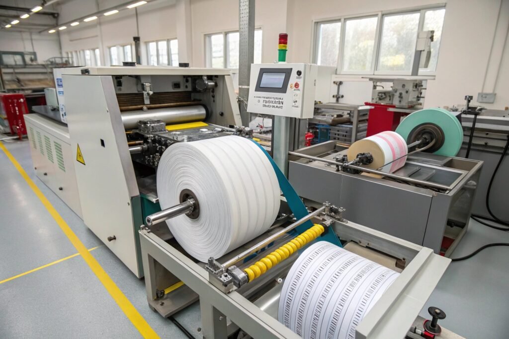 Industrial Webbing Cutting And Sealing Equipment Industrial hot cutting equipment processing nylon webbing and flexible materials for high volume production