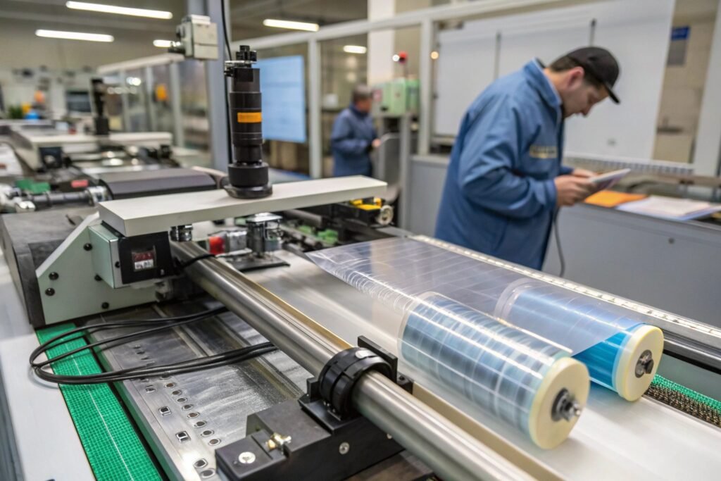 Photoelectric sensor maintenance and calibration for accurate material positioning