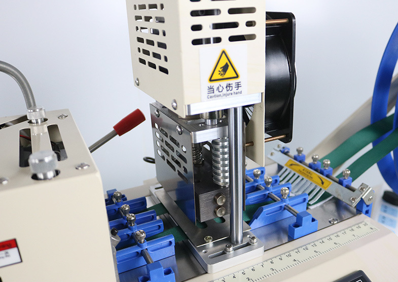 PLC control system for automatic webbing angle cutting machine optimization