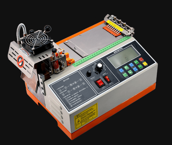 Servo Feeding System Automatic servo feeding system cutting nylon straps with stable material positioning