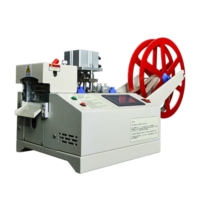 Heavy-duty hot knife cutting stacked webbing