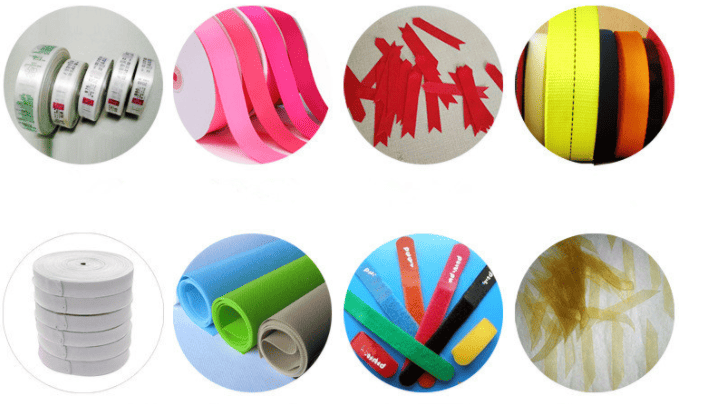 Precision angle-cut webbing samples with clean sealed edges